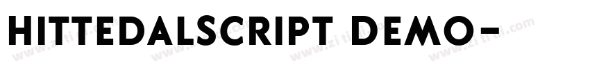HittedalScript Demo字体转换